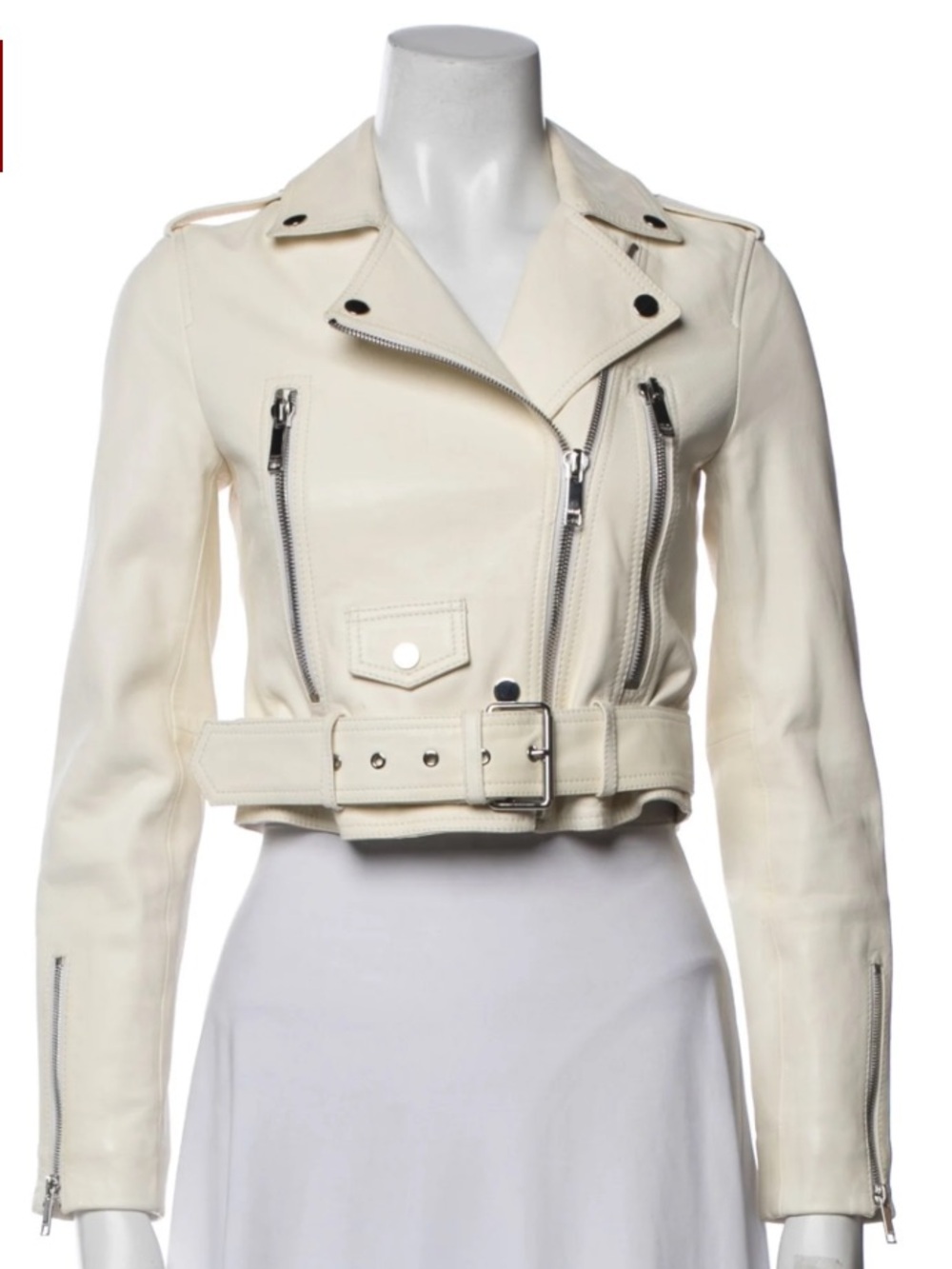 LTH JKT Cream Leather Jacket